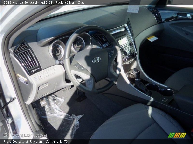 Radiant Silver / Gray 2013 Hyundai Sonata Limited 2.0T