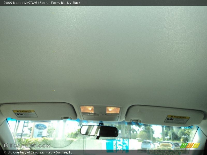 Ebony Black / Black 2009 Mazda MAZDA6 i Sport