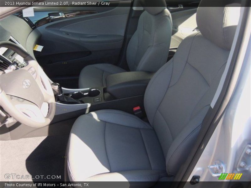 Radiant Silver / Gray 2013 Hyundai Sonata Limited 2.0T