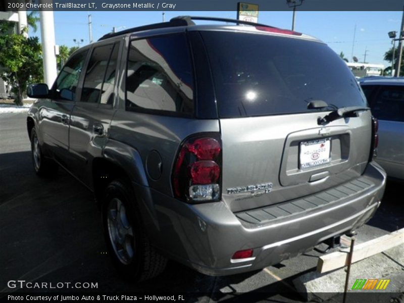 Graystone Metallic / Gray 2009 Chevrolet TrailBlazer LT
