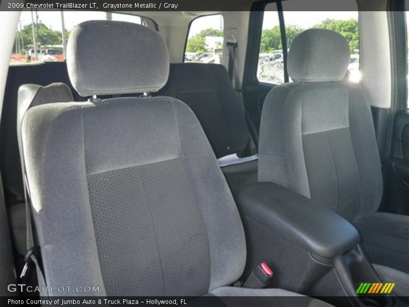Graystone Metallic / Gray 2009 Chevrolet TrailBlazer LT