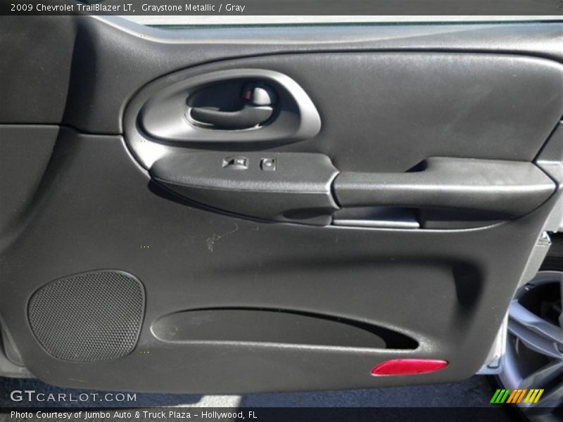 Graystone Metallic / Gray 2009 Chevrolet TrailBlazer LT