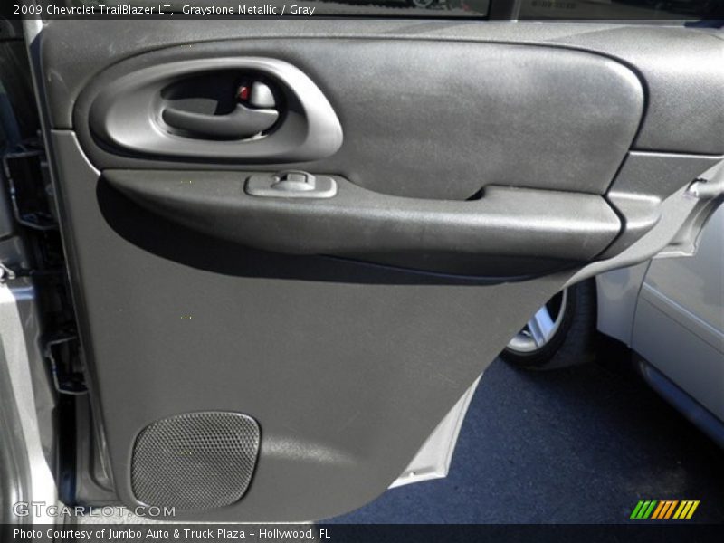 Graystone Metallic / Gray 2009 Chevrolet TrailBlazer LT