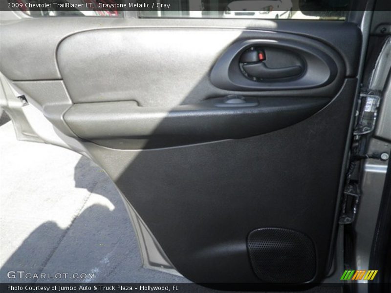 Graystone Metallic / Gray 2009 Chevrolet TrailBlazer LT