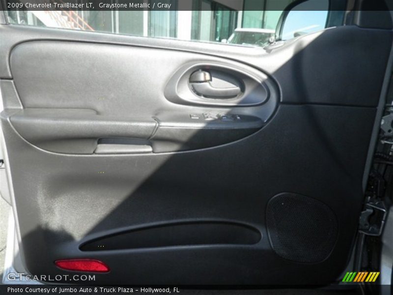 Graystone Metallic / Gray 2009 Chevrolet TrailBlazer LT