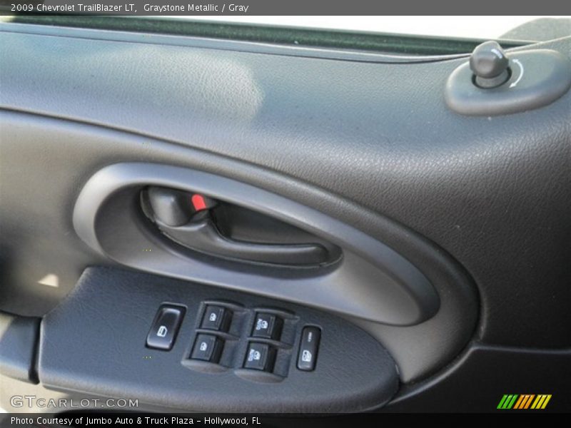 Graystone Metallic / Gray 2009 Chevrolet TrailBlazer LT