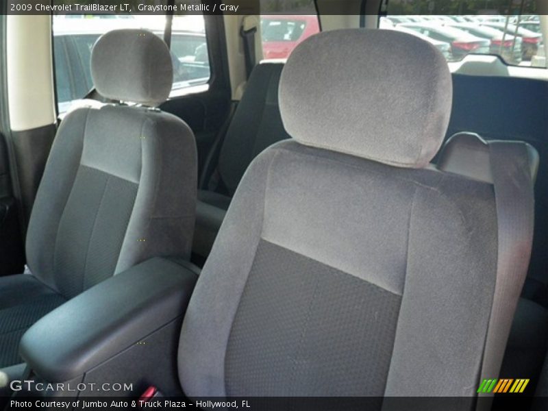 Graystone Metallic / Gray 2009 Chevrolet TrailBlazer LT