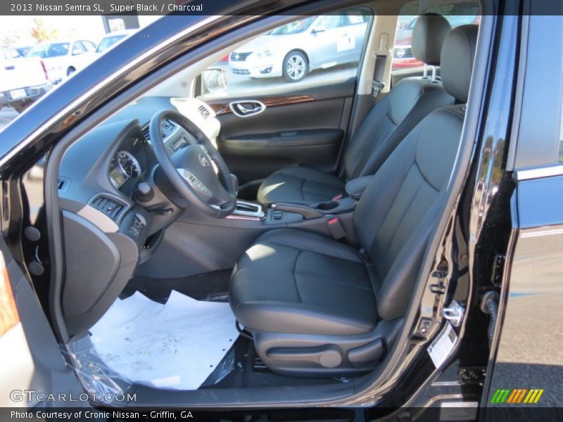 Front Seat of 2013 Sentra SL