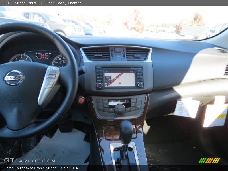 Dashboard of 2013 Sentra SL