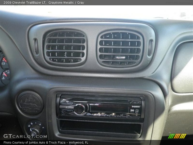 Graystone Metallic / Gray 2009 Chevrolet TrailBlazer LT