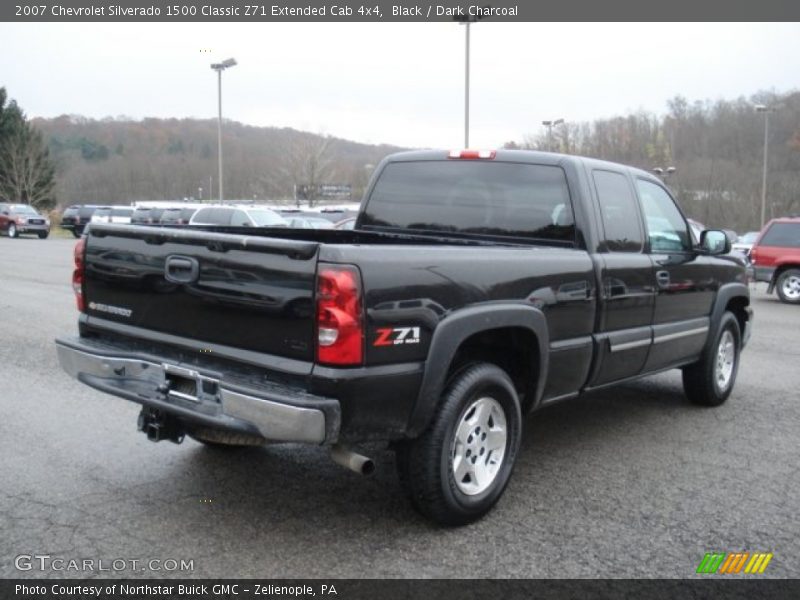 Black / Dark Charcoal 2007 Chevrolet Silverado 1500 Classic Z71 Extended Cab 4x4