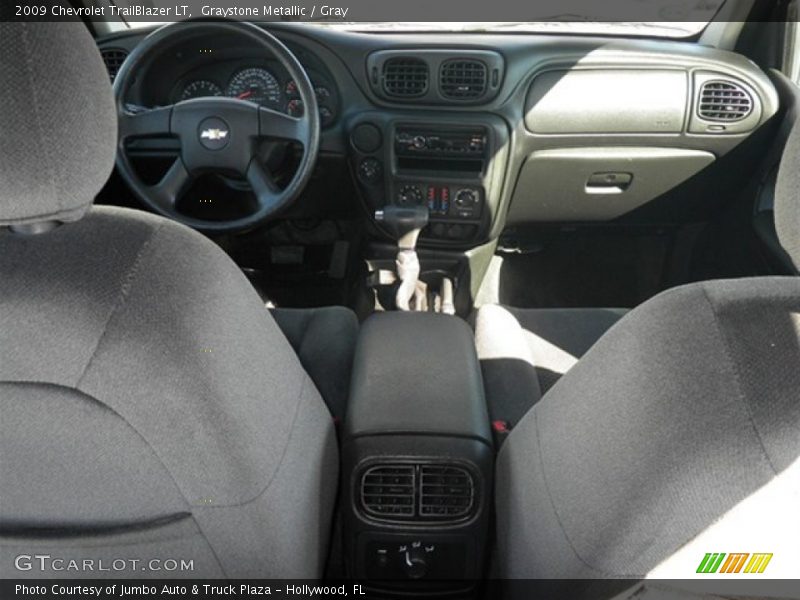 Graystone Metallic / Gray 2009 Chevrolet TrailBlazer LT