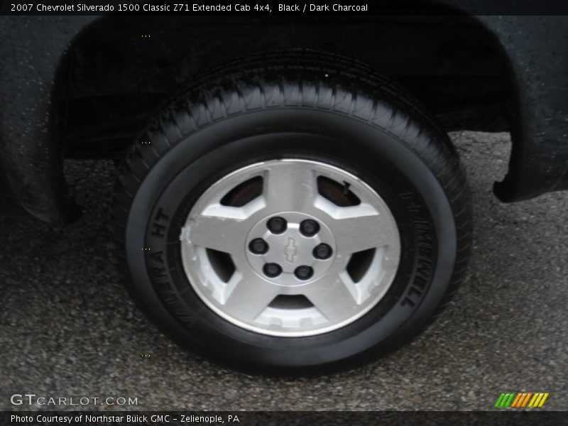 Black / Dark Charcoal 2007 Chevrolet Silverado 1500 Classic Z71 Extended Cab 4x4