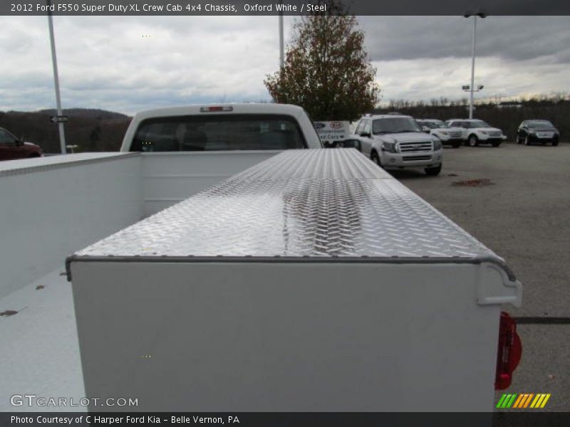 Oxford White / Steel 2012 Ford F550 Super Duty XL Crew Cab 4x4 Chassis