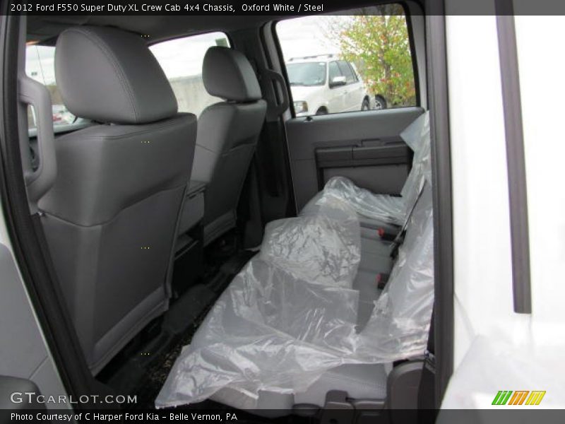 Oxford White / Steel 2012 Ford F550 Super Duty XL Crew Cab 4x4 Chassis