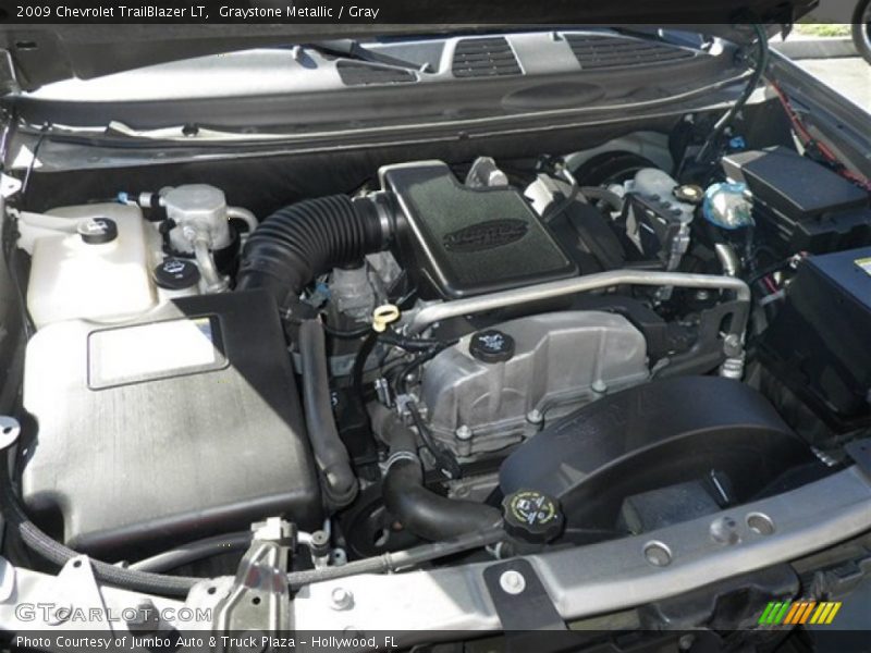 Graystone Metallic / Gray 2009 Chevrolet TrailBlazer LT