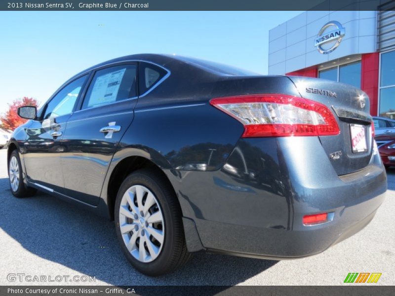 Graphite Blue / Charcoal 2013 Nissan Sentra SV