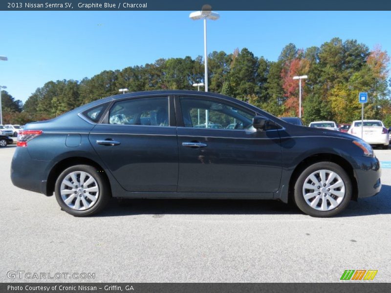 Graphite Blue / Charcoal 2013 Nissan Sentra SV