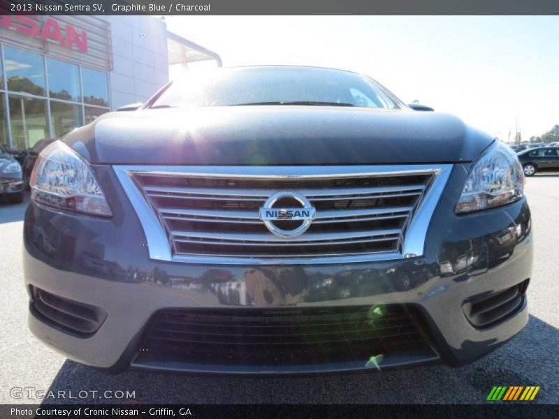 Graphite Blue / Charcoal 2013 Nissan Sentra SV