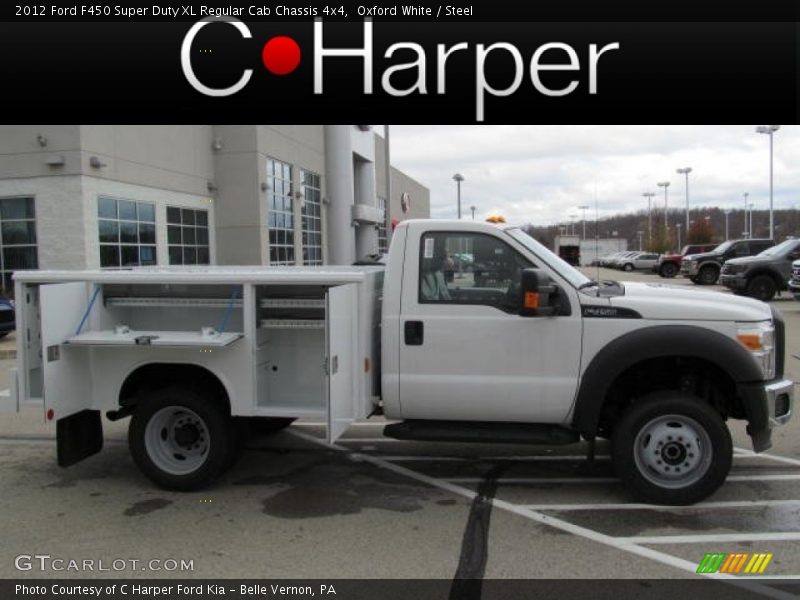 Oxford White / Steel 2012 Ford F450 Super Duty XL Regular Cab Chassis 4x4