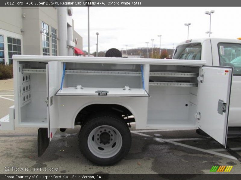 Oxford White / Steel 2012 Ford F450 Super Duty XL Regular Cab Chassis 4x4