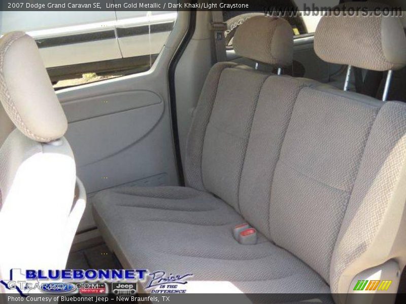 Linen Gold Metallic / Dark Khaki/Light Graystone 2007 Dodge Grand Caravan SE