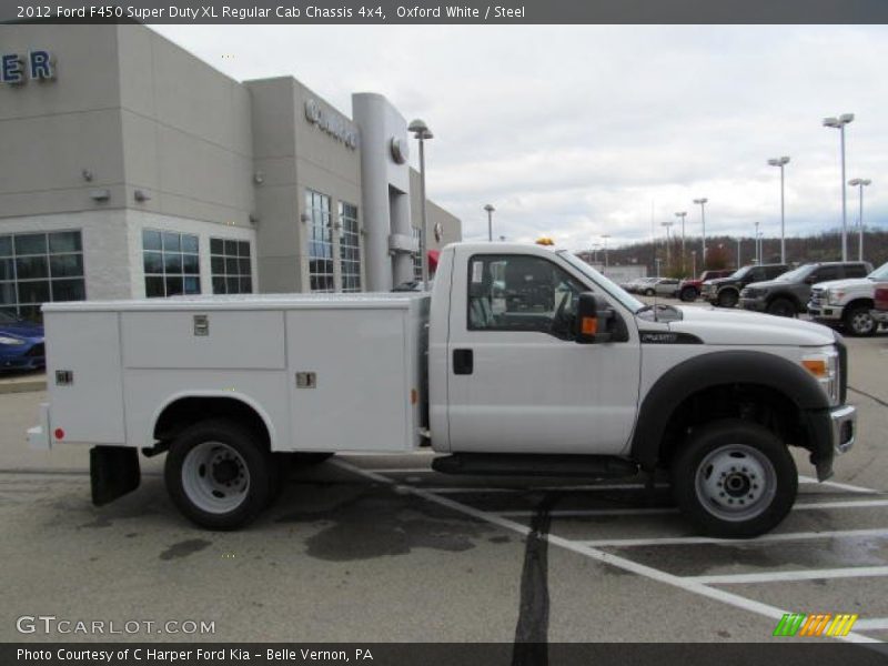 Oxford White / Steel 2012 Ford F450 Super Duty XL Regular Cab Chassis 4x4