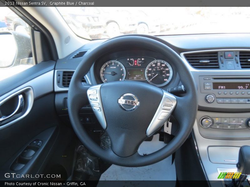 Graphite Blue / Charcoal 2013 Nissan Sentra SV