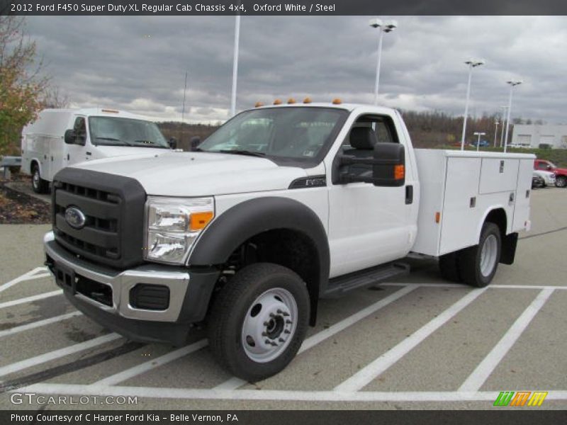 Oxford White / Steel 2012 Ford F450 Super Duty XL Regular Cab Chassis 4x4