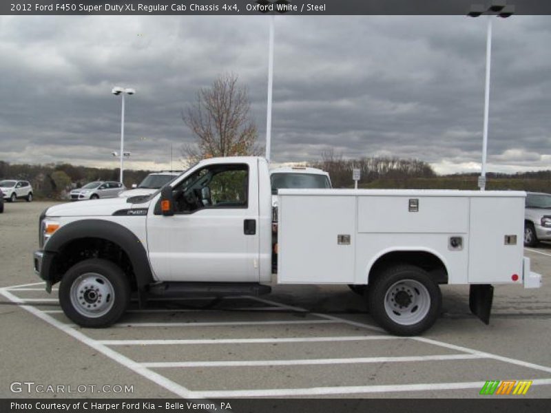  2012 F450 Super Duty XL Regular Cab Chassis 4x4 Oxford White
