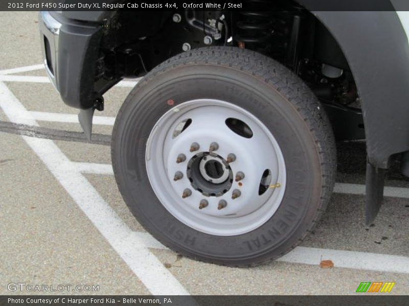  2012 F450 Super Duty XL Regular Cab Chassis 4x4 Wheel