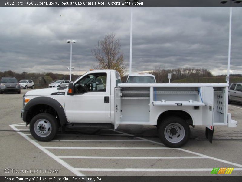 Oxford White / Steel 2012 Ford F450 Super Duty XL Regular Cab Chassis 4x4