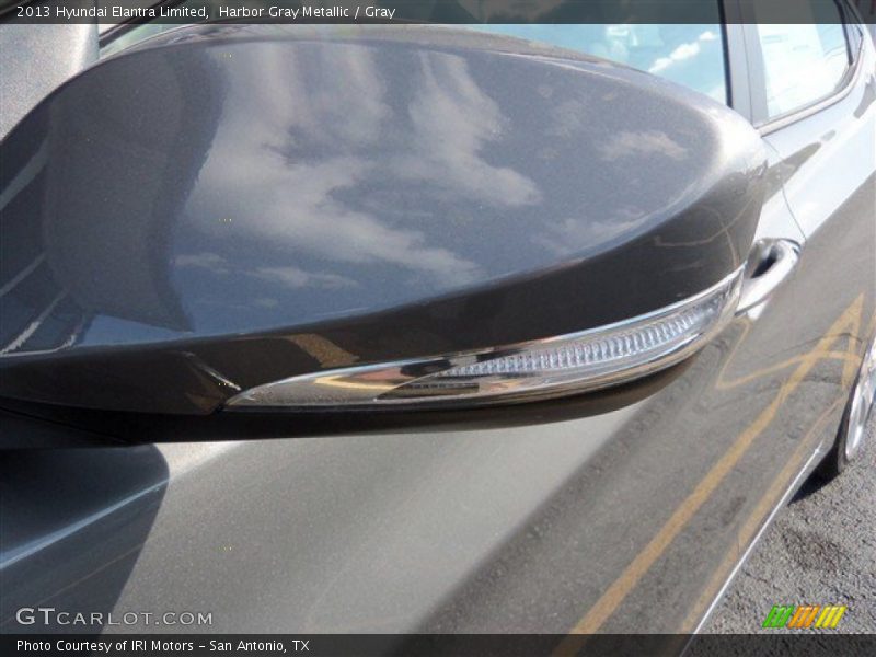 Harbor Gray Metallic / Gray 2013 Hyundai Elantra Limited