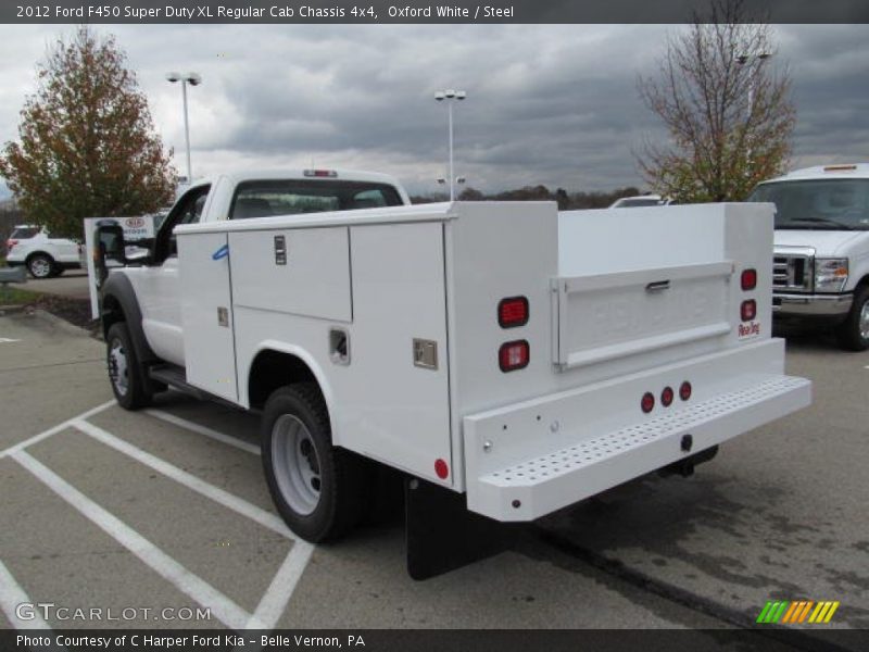 Oxford White / Steel 2012 Ford F450 Super Duty XL Regular Cab Chassis 4x4