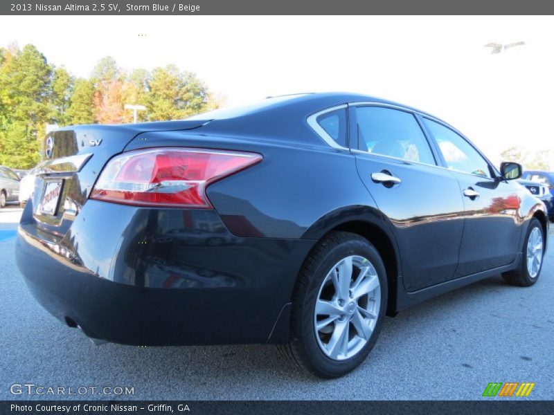 Storm Blue / Beige 2013 Nissan Altima 2.5 SV