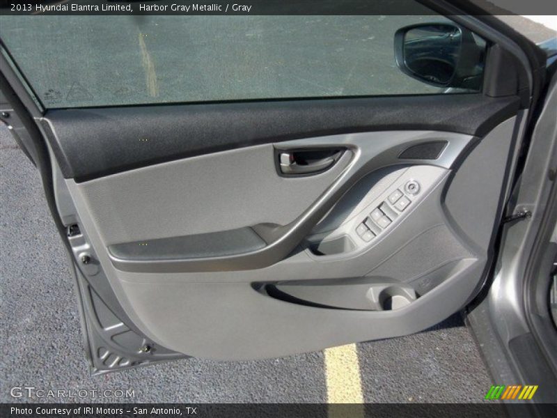 Harbor Gray Metallic / Gray 2013 Hyundai Elantra Limited