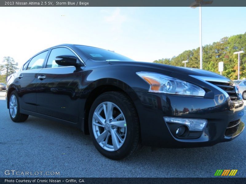 Storm Blue / Beige 2013 Nissan Altima 2.5 SV