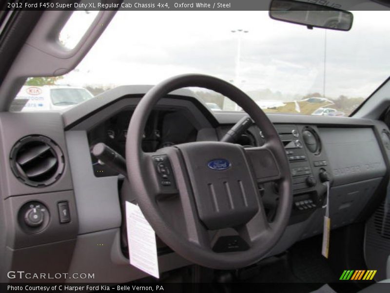 Oxford White / Steel 2012 Ford F450 Super Duty XL Regular Cab Chassis 4x4