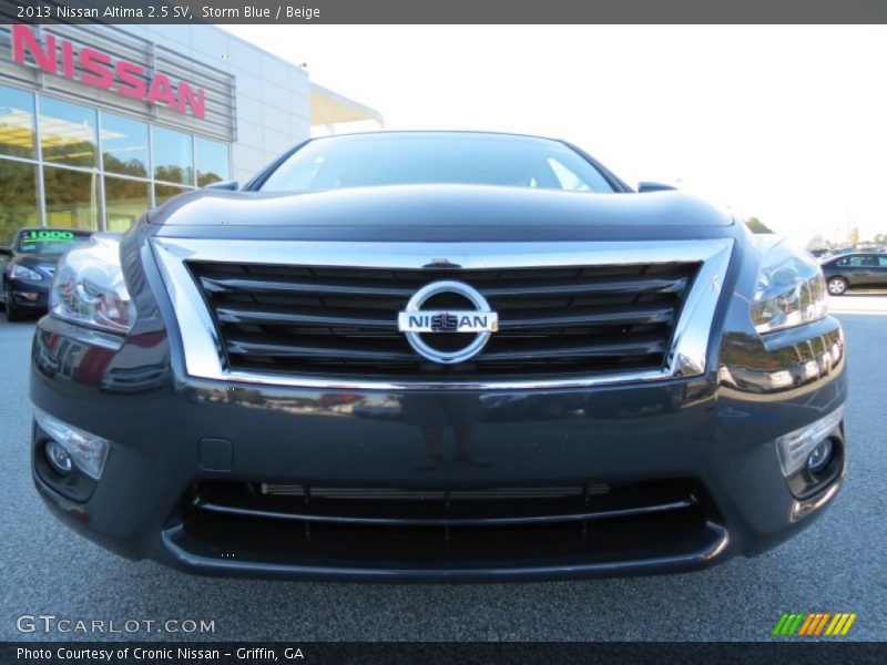 Storm Blue / Beige 2013 Nissan Altima 2.5 SV