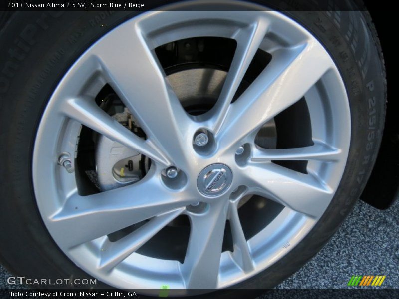 Storm Blue / Beige 2013 Nissan Altima 2.5 SV
