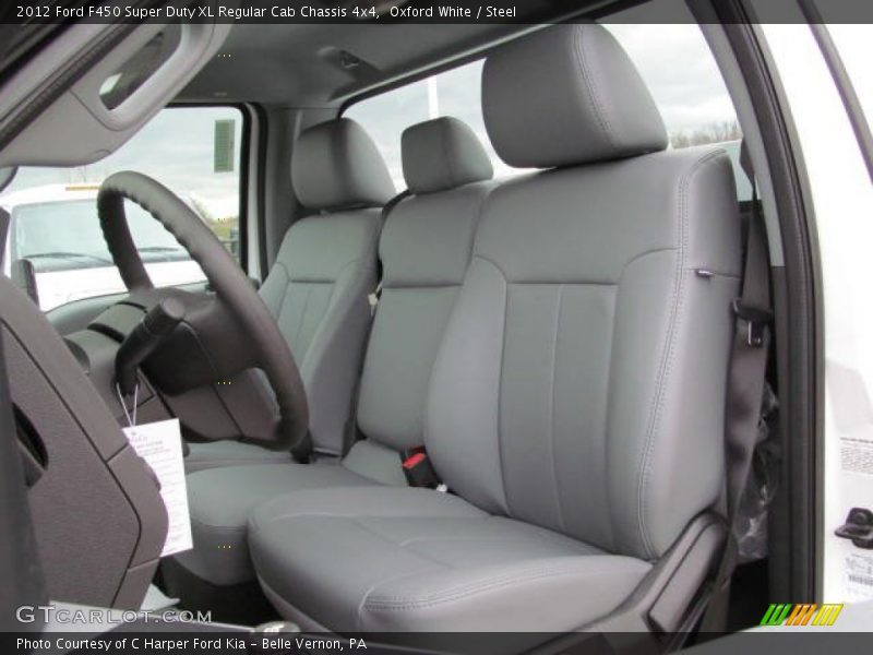 Oxford White / Steel 2012 Ford F450 Super Duty XL Regular Cab Chassis 4x4