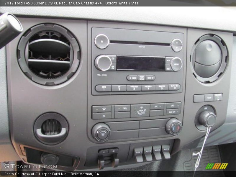 Controls of 2012 F450 Super Duty XL Regular Cab Chassis 4x4