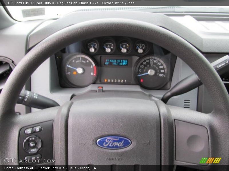 Oxford White / Steel 2012 Ford F450 Super Duty XL Regular Cab Chassis 4x4