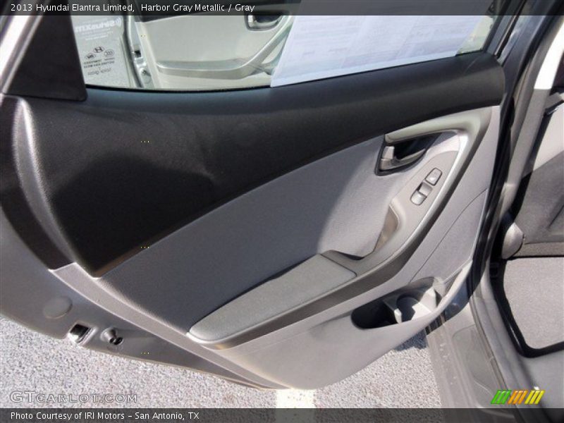 Harbor Gray Metallic / Gray 2013 Hyundai Elantra Limited