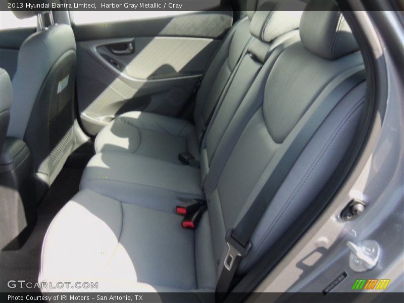 Harbor Gray Metallic / Gray 2013 Hyundai Elantra Limited