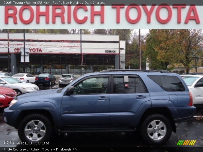 Pacific Blue Metallic / Dark Charcoal 2005 Toyota 4Runner SR5 4x4