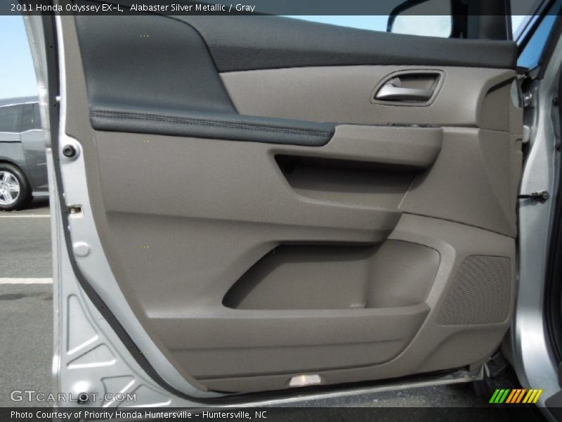 Alabaster Silver Metallic / Gray 2011 Honda Odyssey EX-L