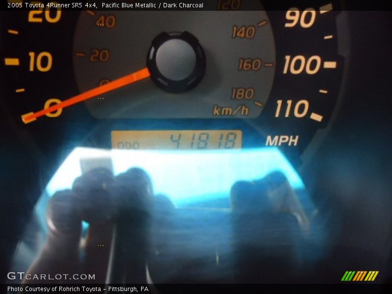 Pacific Blue Metallic / Dark Charcoal 2005 Toyota 4Runner SR5 4x4