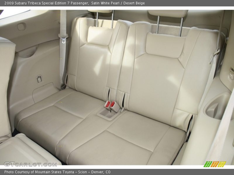Satin White Pearl / Desert Beige 2009 Subaru Tribeca Special Edition 7 Passenger