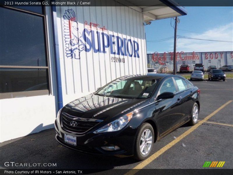 Midnight Black / Camel 2013 Hyundai Sonata GLS